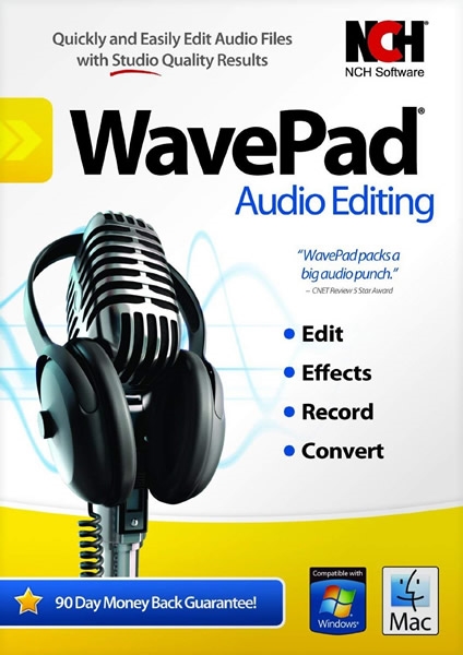 NCH WavePad Audio Editor 17.66 download the last version for ios
